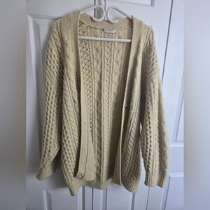 Aritzia Babaton Cable Knit Cardigan